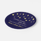 Dark Blue Twinkle Little Star Party Bord (Gekanteld)
