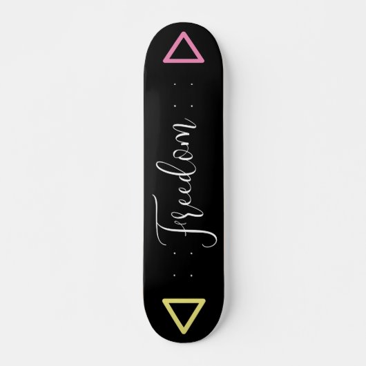 Dark Board Unisex gepersonaliseerd Skateboard (Voorkant)
