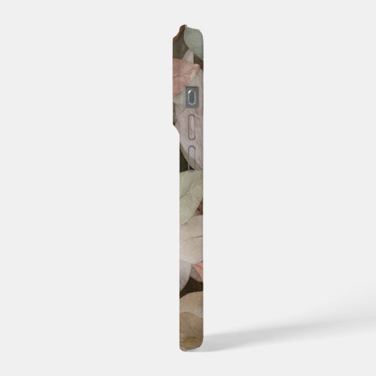 Dark Boho Botanical Leaf Neutral abstract (Côté gauche)