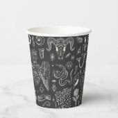 Dark Boho Coven Papieren Bekers (Links)