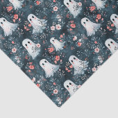 Dark Boho Ghost Pattern Tissue Paper Tissuepapier (Detail)