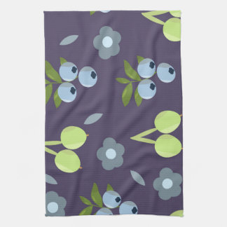 Dark Botanical Kitchen Towel Theedoek