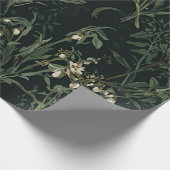 Dark Botanical Wrapping Paper Cadeaupapier (Hoek)