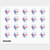 Dark Brandon 2024 Groot Hoofd Ronde Sticker (Vel)