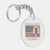 Dark Brandon Funny Joe Biden Meme Sleutelhanger (Voorkant Links)