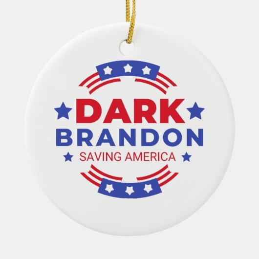 Dark Brandon Keramisch Ornament (Voorkant)