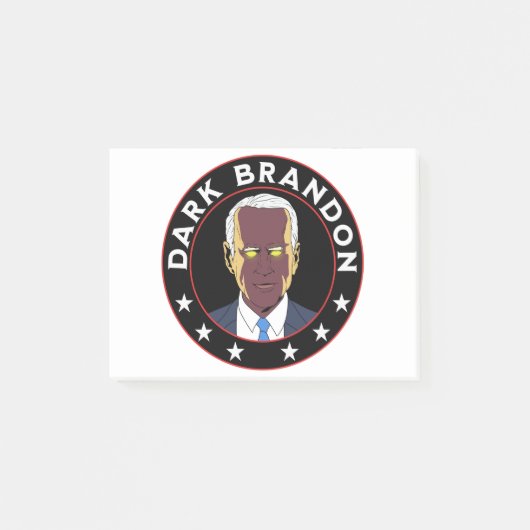 Dark Brandon Post-it® Notes (Voorkant)