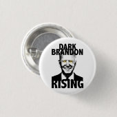 Dark Brandon Rising Ronde Button 3,2 Cm (Voorkant /achterkant)