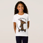 Dark Brindle Greyhound IAAM T-shirt (Voorkant volledig)