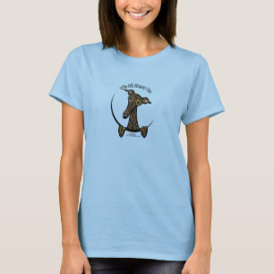 Dark Brindle Greyhound IAAM T-shirt