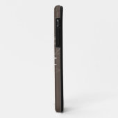 Dark Brown Floral Pattern Case-Mate iPhone Case (Achterkant/links)