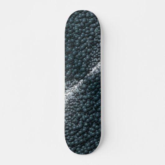 Dark Bubbles Camo Skateboard (Voorkant)