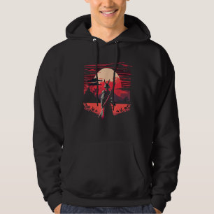 Dark Bunny Rabbit Samurai Warrior Katana Japans Hoodie