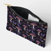 Dark Butterfly Mushroom Floral Witchy Pattern Etui (Open)