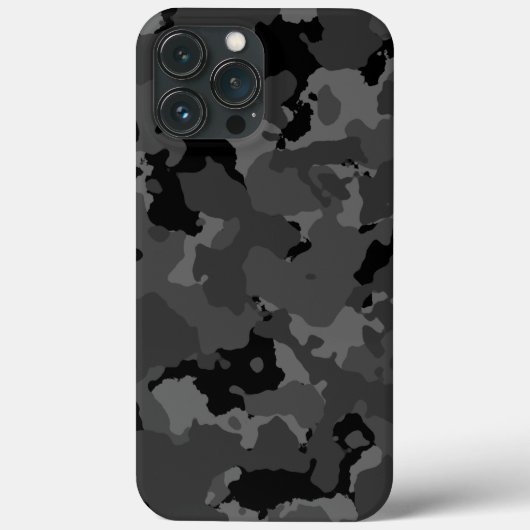 Dark Camo Pattern Case-Mate iPhone Case (Achterkant)