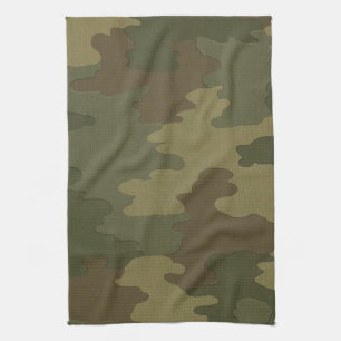 Dark Camouflage Kitchen Towel Theedoek
