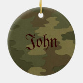 Dark Camouflage Name Ornament (Achterkant)