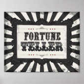 Dark Carnival Psycho Circus Fortune Teller Teken Poster (Voorkant)