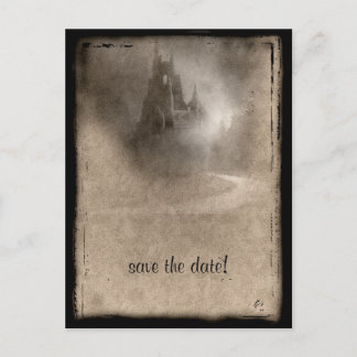 Dark Castle Wedding shower gothique Invitation