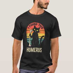 Dark Cat Amusement - Ik vond deze opperarmbeen T-shirt