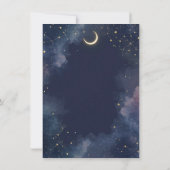 Dark Celestial Save the Date | Crescent Moon (Achterkant)