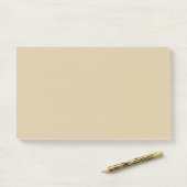 Dark Champagne Gold Post-it® Notes (Op bureau)