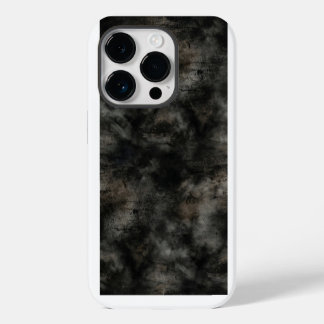 Dark Charcoal Smoke Grunge Texture iPhone Case 14 Plus Hoesje