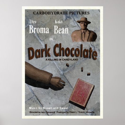 Dark Chocolate Movie Poster (Voorkant)