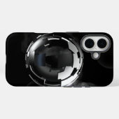 Dark Chrome Orb – Ultra-Premium Futuristic Aesthet Case-Mate iPhone Case (Achterkant (horizontaal))