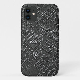 Dark Circuitry iPhone Case