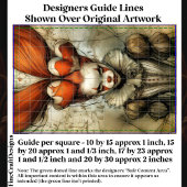 Dark Circus Queen Hearts Harlequin DZ2R Decoupage Tissuepapier