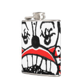 Dark Clown Tekening Heupfles (Links)