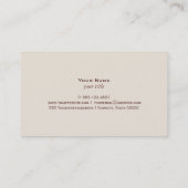 Dark Craft Beer Cicerone Brouwerij Visitekaartje (Achterkant)