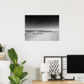 Dark Death Valley Sand Dunes Poster (Thuiskantoor)