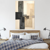 Dark Dialogue Canvas Afdruk (Insitu (Slaapkamer))