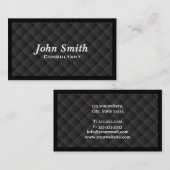 Dark Diamond Quilt Consultant Visitekaartje (Voorkant / Achterkant)