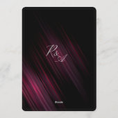 Dark Elegant Wedding Invitation Design (Dos)