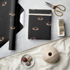 Dark Eye Pattern Wrapping Paper Cadeaupapier
