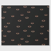 Dark Eye Pattern Wrapping Paper Cadeaupapier (Vlak)