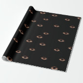 Dark Eye Pattern Wrapping Paper Cadeaupapier (Uitgerold)