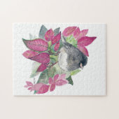 Dark Eyed Junco Aquarelle Oiseau Art Jigsaw Puzzle (Horizontal)