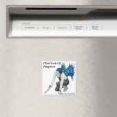 Dark Fairy Garden Fantasy Art Button Magnet Magneet (Insitu (Vaatwasser))