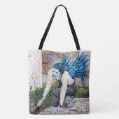 Dark Fairy Garden Gardener Fantasy Graphic Tas (Achterkant)