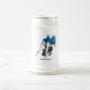 Dark Fairy Gardener Fantasy Art Beer Stein Bierpul