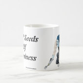 Dark Fairy Gardener Fantasy Art Coffee Mok (Center)