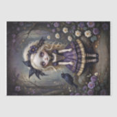 Dark Fairytale Girl Decoupage Tissuepapier (Voorkant)