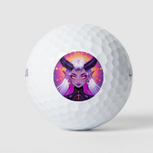 Dark Fantasy Demon Princess Anime Girl Golfballen
