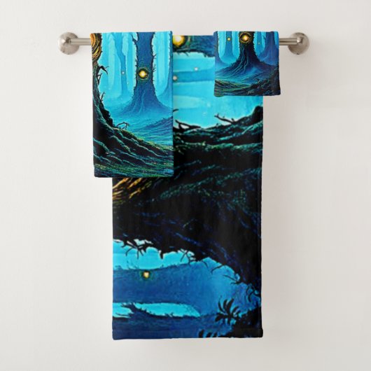 Dark Fantasy Eyeball Forest Design (En situation)