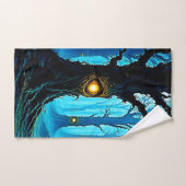 Dark Fantasy Eyeball Forest Design (Serviette à main)