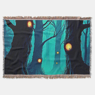 Dark Fantasy Forest Mystery Deken